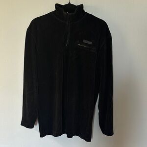 Ralph Lauren Men's Black Zip-Up Sweater
